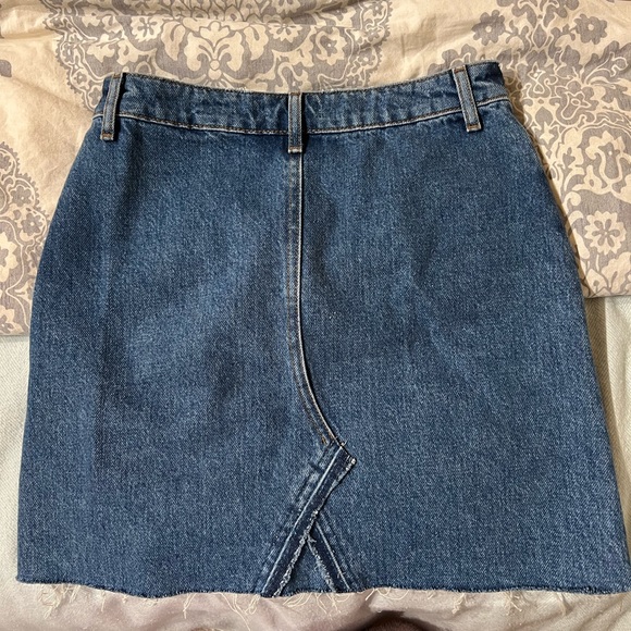 SANDRO PARIS Women’s Denim Skirt Size 1 - Picture 2 of 4